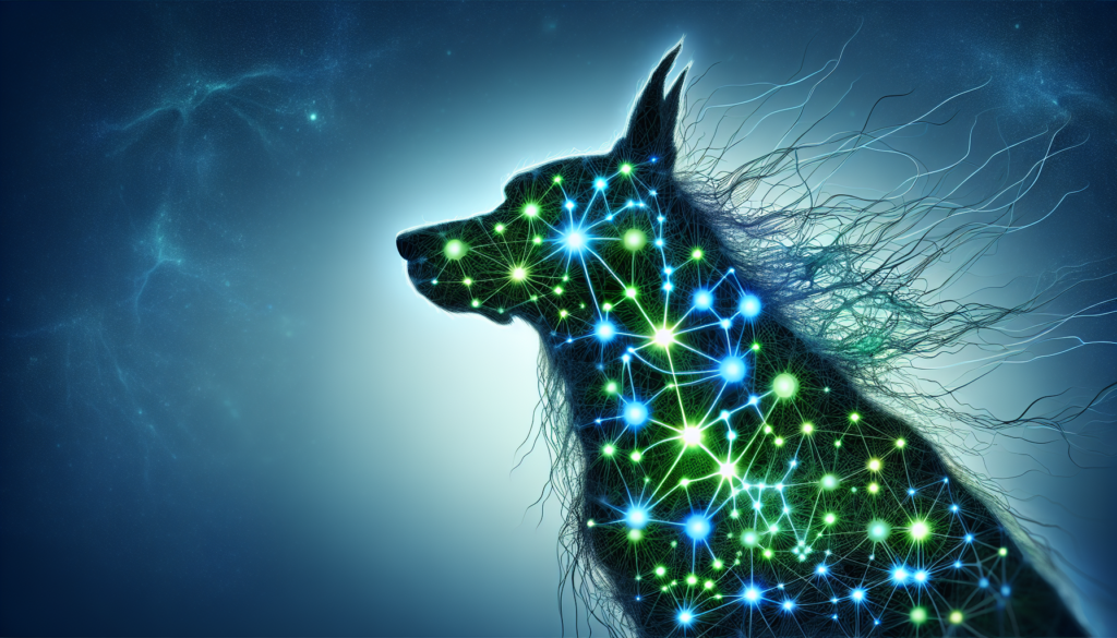 Eine künstlerische Darstellung des Endocannabinoid-Systems bei Tieren